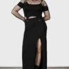 La Danse Maxi Skirt 1 La Danse Maxi Skirt -Killstar Store LA DANSE MAXI SKIRT W B