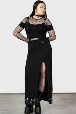 La Danse Maxi Skirt -Killstar Store LA DANSE MAXI SKIRT W D