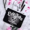 Life Is No Joke Makeup Bag -Killstar Store LIFE IS NO JOKE MAKEUP BAG B