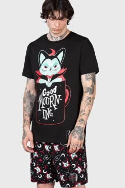 Lil Vampurr Long Shorts -Killstar Store LIL VAMPURR LONG SHORTS MENS C