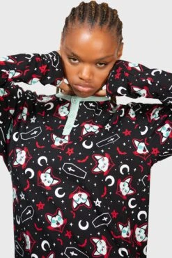 Lil Vampurr Lounge Top -Killstar Store LIL VAMPURR LOUNGE TOP W C