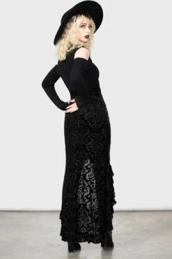 Maudlin Maxi Skirt -Killstar Store MAUDLIN MAXI SKIRT W E