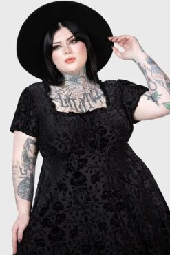 Mildred Dress [PLUS] -Killstar Store MILDRED DRESS PLUS W E