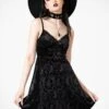 Mistress Of Mayhem Skater Dress [B] -Killstar Store MISTRESS OF MAYHEM DRESS W B