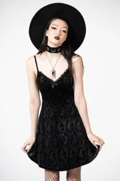 Mistress Of Mayhem Skater Dress [B] -Killstar Store MISTRESS OF MAYHEM DRESS W D