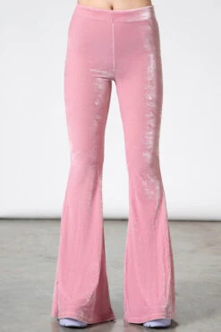 Moondance Bell Bottoms [PASTEL PINK] -Killstar Store MOONDANCE BELL BOTTOMS PASTEL PINK E 1