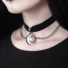 Moonstone Choker 2 Moonstone Choker -Killstar Store MOONSTONE CHOKER B