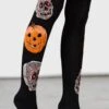 Morbid Over Knee Socks -Killstar Store MORBID OVER KNEE SOCKS W B