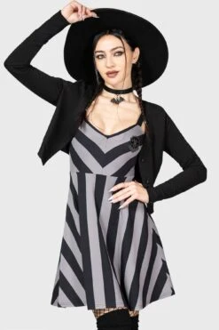 Nevermore Mini Dress -Killstar Store NEVERMORE MINI DRESS W D