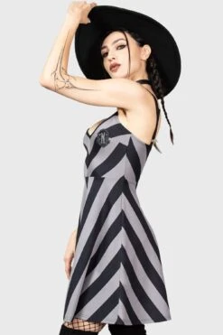 Nevermore Mini Dress -Killstar Store NEVERMORE MINI DRESS W F