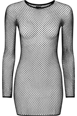 Nicole Fishnet Dress [B] -Killstar Store NICOLE BODYCON