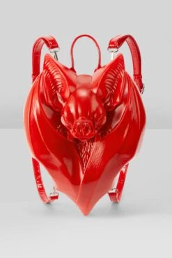 Nightly Bite Backpack [RED] -Killstar Store NIGHTLY BITE BACKPACK RED W D