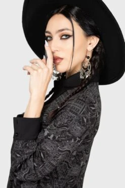 Nightshade Society Mini Dress 10 Nightshade Society Mini Dress -Killstar Store NIGHTSHADE SOCIETY MINI DRESS W D