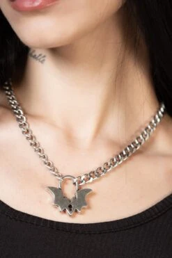 Noctule Lock Necklace -Killstar Store NOCTULE LOCK NECKLACE W D