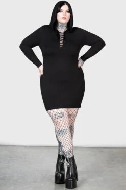 Nocturnal Queen Mini Dress [PLUS] -Killstar Store NOCTURNAL QUEEN MINI DRESS PLUS W C
