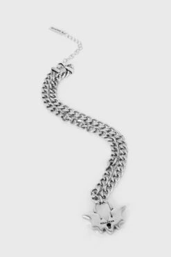 Noctule Lock Necklace -Killstar Store Noctule Lock Necklace
