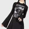 On Wednesdays Skater Dress -Killstar Store ON WEDNESDAYS SKATER DRESS W B