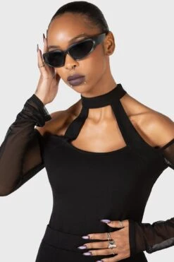 Only Consolation Long Sleeve Top -Killstar Store ONLY CONSOLATOIN LONG SLEEVE TOP W D