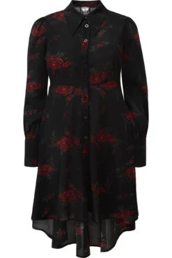 Pandora Shirt Dress [PLUS] -Killstar Store PANDORA SHIRTDRESS PLUS