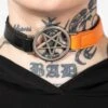 Penta Half Choker [BLACK/ORANGE]