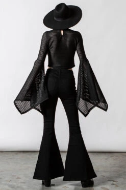 Phases Striped Top -Killstar Store PHASES STRIPED TOP D