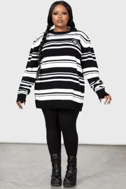 Pugsley Addams Sweater [PLUS] -Killstar Store PUGSLEY ADDAMS SWEATER W PLUS D