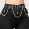 Punktured Belt 1 Punktured Belt -Killstar Store PUNKTURED BELT W B