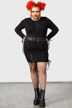 Rory Bodycon Dress [PLUS] -Killstar Store RORY BODYCON DRESS PLUS W D