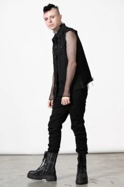 Ruse Denim Vest -Killstar Store RUSEDENIMVEST M C
