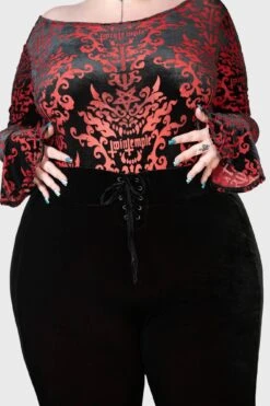 Scarlet Flame Flares [PLUS] -Killstar Store SCARLET FLAME FLARES PLUS W D