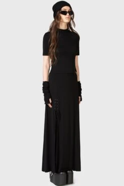 Secretly Weep Maxi Skirt 8 Secretly Weep Maxi Skirt -Killstar Store SECRETLY WEEP MAXI SKIRT W D