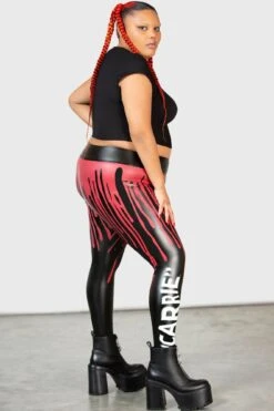 Senior Prom Leggings [PLUS] -Killstar Store SENIOIR PROM LEGGINGS PLUS W C
