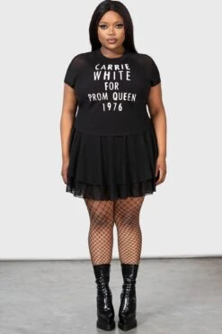 Senior Prom Shrunken T-Shirt [PLUS] -Killstar Store SENIOR PROM SHRUNKEN TSHIRT W PLUS D