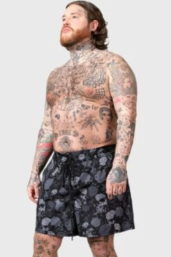 Sepulture Swim Shorts [PLUS] -Killstar Store SEPULTURE SWIM SHORTS PLUS M D