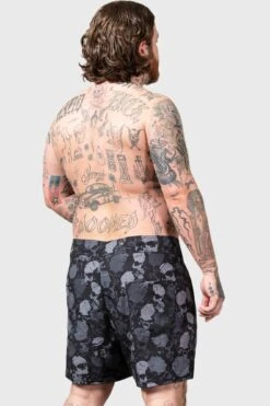 Sepulture Swim Shorts [PLUS] -Killstar Store SEPULTURE SWIM SHORTS PLUS M E