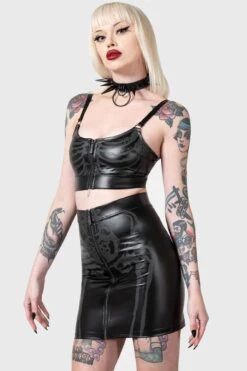 Skellington Skirt 10 Skellington Skirt -Killstar Store SKELLINGTON SKIRT W D