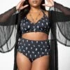 Skulls 2-Piece Swimsuit 1 Skulls 2-Piece Swimsuit -Killstar Store SKULLS 2PIECE SWIMSUIT W B