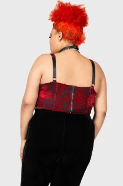 Snarl Corset Top [PLUS] -Killstar Store SNARL CORSET TOP PLUS W G