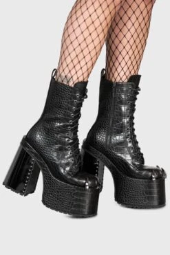 So Icy Platform Boots 8 So Icy Platform Boots -Killstar Store SO ICY PLATFORM BOOTS D