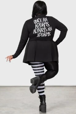 Solitude Suits Me Cardigan [PLUS] -Killstar Store SOLITUDE SUITS ME CARDIGAN PLUS W E