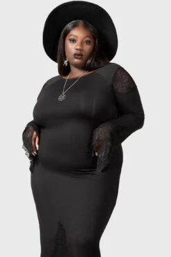 Spiderella Dress [PLUS] -Killstar Store SPIDERELLA DRESS PLUS W E