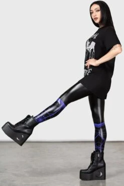 Stay Kooky Leggings 8 Stay Kooky Leggings -Killstar Store STAY KOOKY LEGGINGS W D