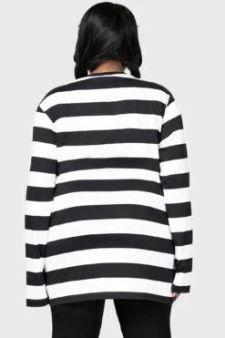 Sub-Urban Gothic Long Sleeve Top [PLUS] -Killstar Store SUB URBAN GOTHIC LONG SLEEVE T SHIRT PLUS W E