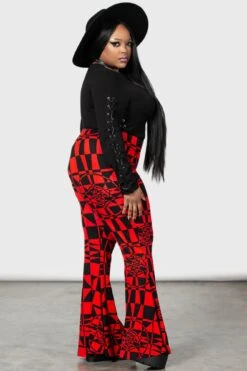 Suspiria Mood Flares [BLACK/RED] [PLUS] -Killstar Store SUSPIRIA MOOD FLARES PLUS RED W D 1