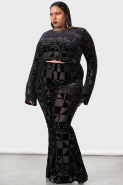 Suspiria Mood Flares [BLACK/GREY] [PLUS] -Killstar Store SUSPIRIA MOOD FLARES PLUS W D