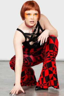 Suspiria Mood Flares [BLACK/RED] -Killstar Store SUSPIRIA MOOD FLARES RED W E 1