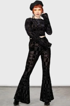 Suspiria Mood Flares [BLACK/GREY] -Killstar Store SUSPIRIA MOOD FLARES W F