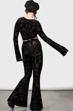 Suspiria Mood Flares [BLACK/GREY] -Killstar Store SUSPIRIA MOOD FLARES W H