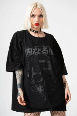 Synch T-Shirt -Killstar Store SYNCH T SHIRT W D
