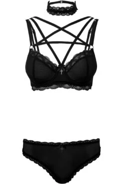 She Bites Lace Bra [B] -Killstar Store SheBitesLace B S